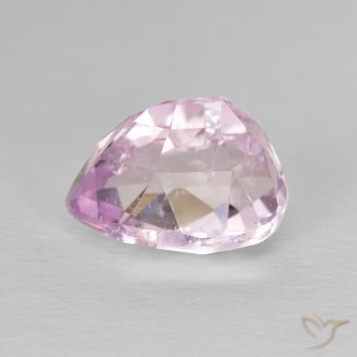 Kunzite Tono rosa ciliegia naturale da 3.73 ct, Forma a pera, VS