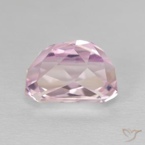 Kunzite Rosa viola reale molto chiaro naturale da 5.46 ct, Ottagonale / Taglio smeraldo, VVS-VS