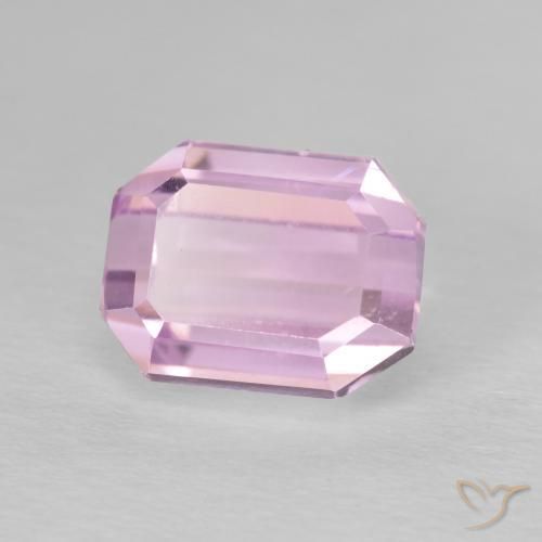 Kunzite Tono rosa ciliegia naturale da 4.02 ct, Ottagonale / Taglio smeraldo, VVS-VS