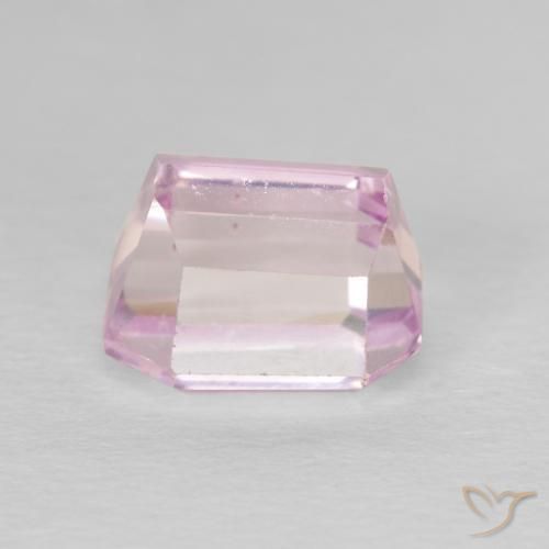 Kunzite Tono rosa ciliegia naturale da 4.02 ct, Ottagonale / Taglio smeraldo, VVS-VS