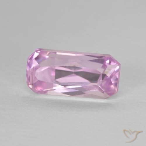 Kunzite Rosa Molto Chiaro naturale da 3.53 ct, Ottagonale / Taglio smeraldo, VVS-VS