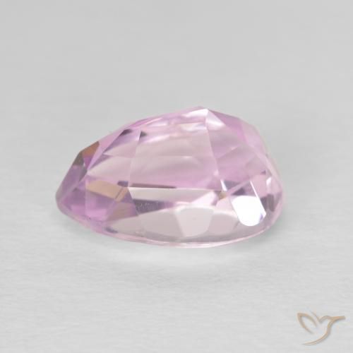 Kunzite Tono rosa ciliegia naturale da 3.88 ct, Forma a pera, VVS-VS