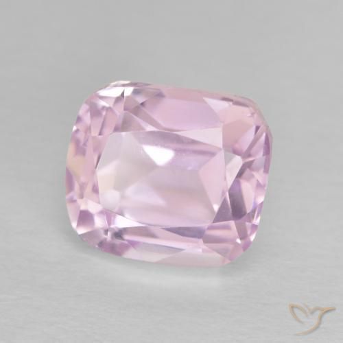 Kunzite Tono rosa ciliegia naturale da 4.67 ct, Cuscino, VVS