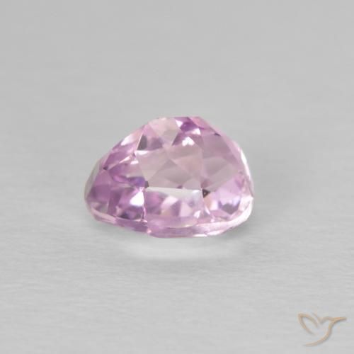 Kunzite Viola Rosato Viola naturale da 1.44 ct, Forma a pera, VS