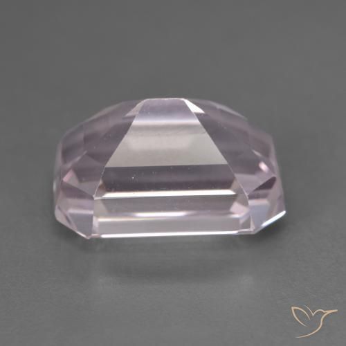 Kunzite Viola rosato molto chiaro naturale da 7.90 ct, Ottagonale / Taglio smeraldo, VVS