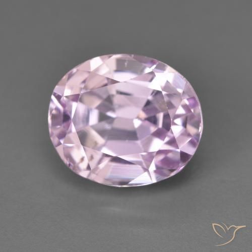 Kunzite Viola chiaro naturale da 5.90 ct, Ovale, VVS