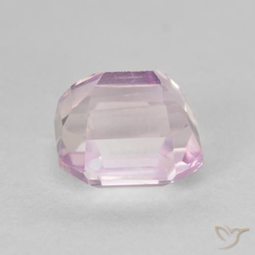 Kunzite Rosa medio naturale da 2.15 ct, Ottagonale / Taglio smeraldo, VVS