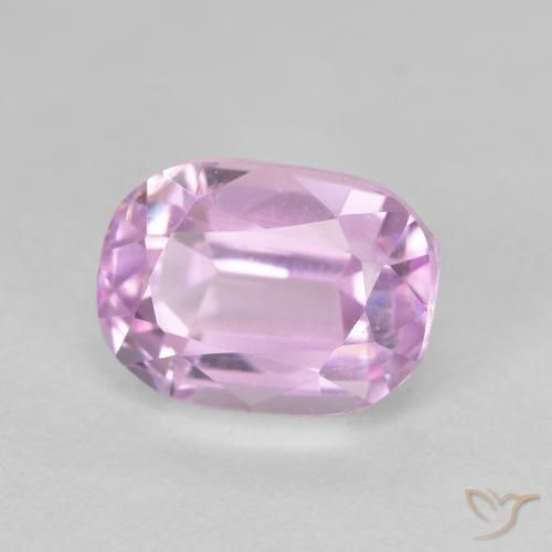 Kunzite Tono rosa ciliegia naturale da 3.92 ct, Cuscino, VVS