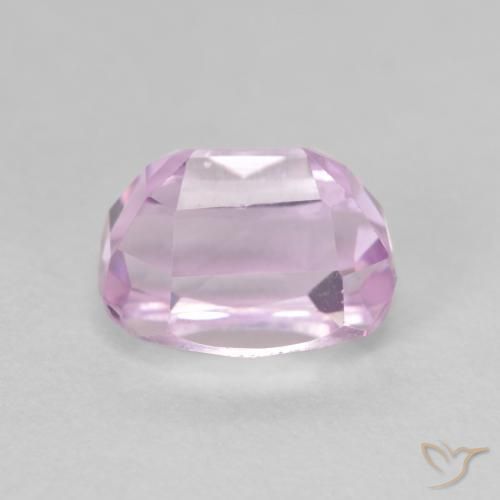 Kunzite Tono rosa ciliegia naturale da 3.92 ct, Cuscino, VVS