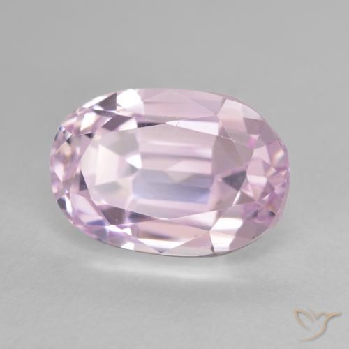 Kunzite Rosa medio naturale da 7.47 ct, Ovale, VVS