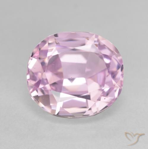 6.63ct Naturale Rosa medio Kunzite, Ovale, VVS