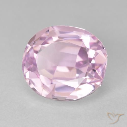 Kunzite Rosa medio naturale da 6.63 ct, Ovale, VVS