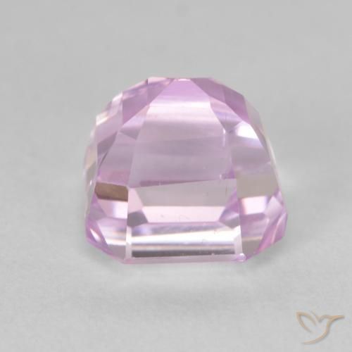 Kunzite Rosa medio naturale da 4.11 ct, Ottagonale / Taglio smeraldo, VVS
