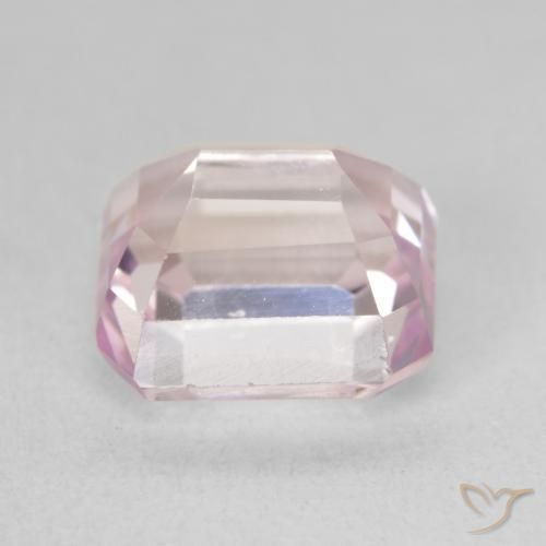 Kunzite Tono rosa ciliegia naturale da 5.06 ct, Ottagonale / Taglio smeraldo, VVS-VS