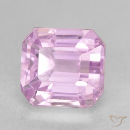 Kunzite Viola Rosato Chiaro Viola naturale da 3.26 ct, Ottagonale / Taglio smeraldo, VVS-VS