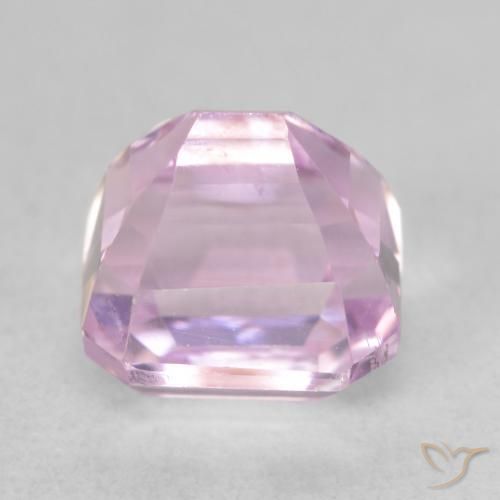 Kunzite Viola Rosato Chiaro Viola naturale da 3.26 ct, Ottagonale / Taglio smeraldo, VVS-VS