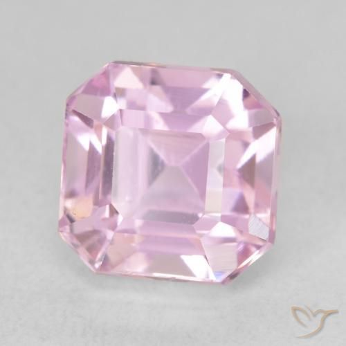 Kunzite Viola chiaro naturale da 3.99 ct, Ottagonale / Taglio smeraldo, VVS-VS