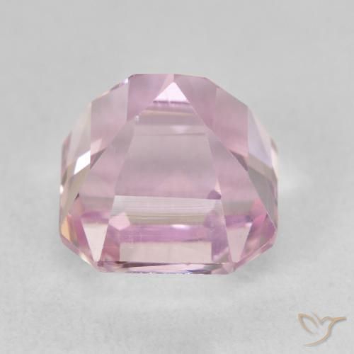 Kunzite Viola chiaro naturale da 3.99 ct, Ottagonale / Taglio smeraldo, VVS-VS