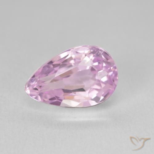 5.91ct Naturale Viola Rosato Viola Kunzite, Forma a pera, VVS-VS