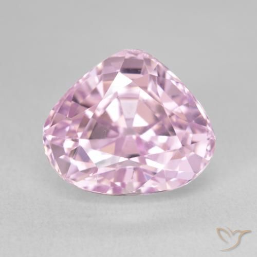 9.56ct Naturale Viola chiaro-rosa Kunzite, Forma a pera, VVS-VS