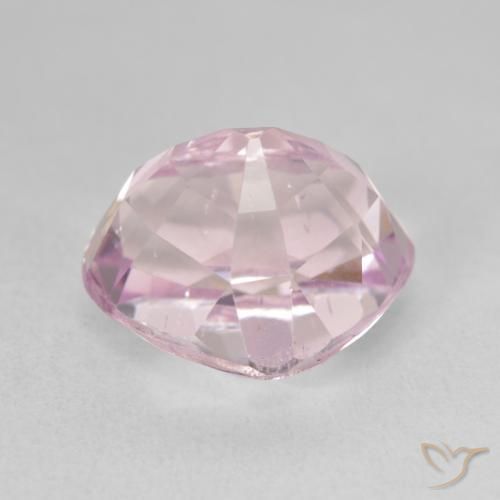 Kunzite Viola chiaro-rosa naturale da 9.56 ct, Forma a pera, VVS-VS