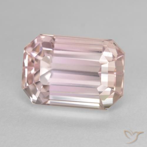 Kunzite Medium Light-Pink naturale da 9.22 ct, Ottagonale / Taglio smeraldo, VVS-VS