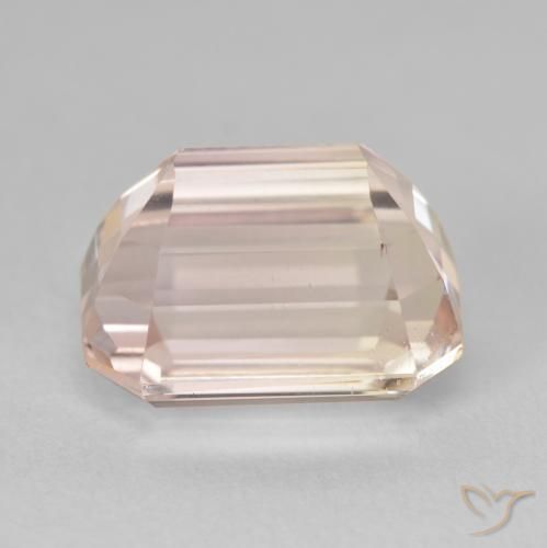 Kunzite Medium Light-Pink naturale da 9.22 ct, Ottagonale / Taglio smeraldo, VVS-VS