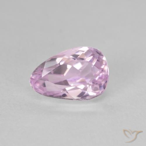 2.13ct Naturale Tono rosa ciliegia Kunzite, Forma a pera, VVS-VS