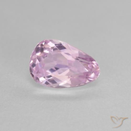 Kunzite Tono rosa ciliegia naturale da 2.13 ct, Forma a pera, VVS-VS