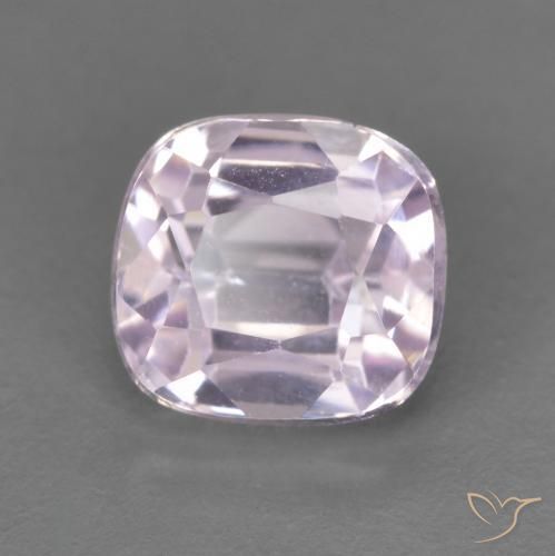 Kunzite Rosa chiaro naturale da 1.48 ct, Cuscino, VVS-VS