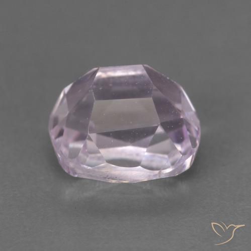 Kunzite Rosa chiaro naturale da 1.48 ct, Cuscino, VVS-VS