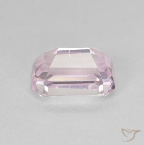Kunzite Rosa medio naturale da 3.88 ct, Ottagonale / Taglio smeraldo, VVS-VS