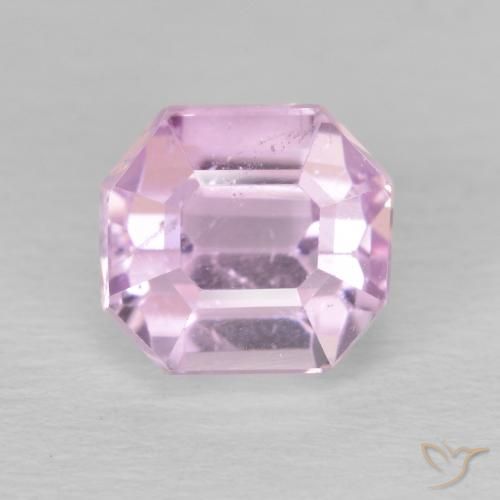 Kunzite Rosa chiaro naturale da 3.02 ct, Ottagonale / Taglio smeraldo, VS