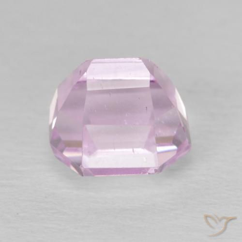 Kunzite Rosa chiaro naturale da 3.02 ct, Ottagonale / Taglio smeraldo, VS