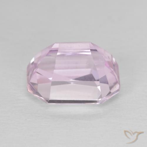 Kunzite Rosa chiaro naturale da 5.19 ct, Ottagonale / Taglio smeraldo, VS
