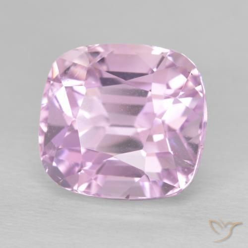 Kunzite Rosa viola naturale da 6.03 ct, Cuscino, VS