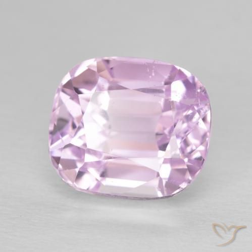 Kunzite Tono rosa ciliegia naturale da 6.91 ct, Cuscino, VS