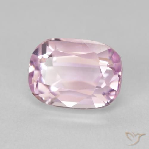 Kunzite Rosa chiaro naturale da 3.84 ct, Cuscino, VVS