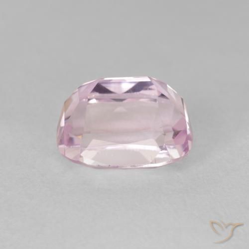Kunzite Rosa chiaro naturale da 3.84 ct, Cuscino, VVS