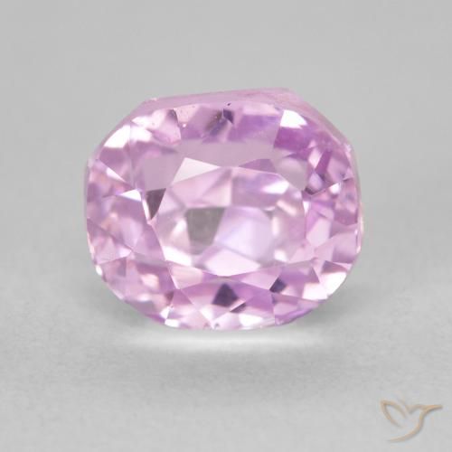 2.39ct Naturale Rosa Molto Chiaro Kunzite, Cuscino, VVS