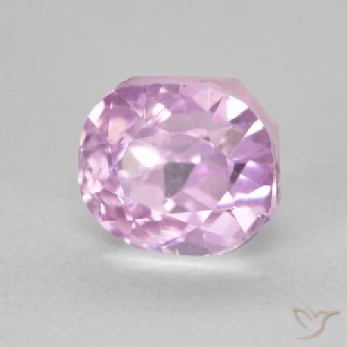 Kunzite Rosa Molto Chiaro naturale da 2.39 ct, Cuscino, VVS