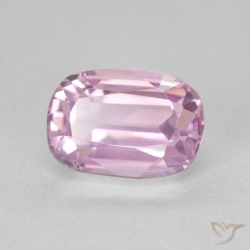 Kunzite Rosa Ciliegia naturale da 3.70 ct, Cuscino, VVS