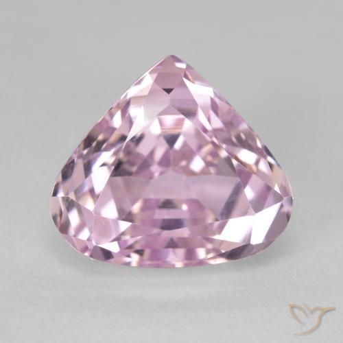 9.26ct Naturale Rosa chiaro Kunzite, Forma a pera, VVS
