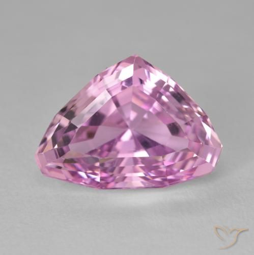 10.82ct Naturale Rosa viola reale molto chiaro Kunzite, Forma a pera, VVS