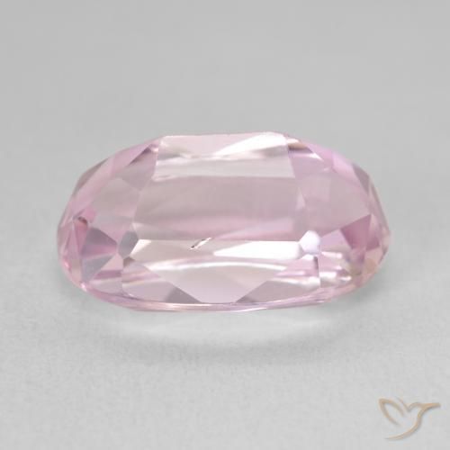 Kunzite Rosa chiaro naturale da 10.04 ct, Ovale, VVS-VS