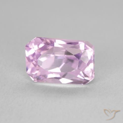 Kunzite Viola medio naturale da 2.81 ct, Ottagonale / Taglio smeraldo, VVS-VS
