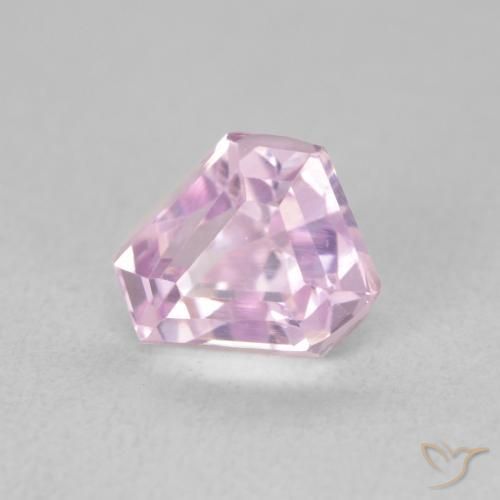Kunzite Viola medio naturale da 1.59 ct, Taglio a fantasia, VVS-VS