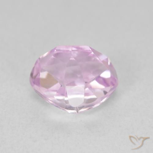 Kunzite Viola medio naturale da 2.40 ct, Forma a pera, VVS-VS