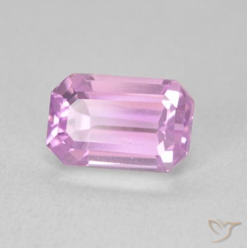 Kunzite Rosa violetto naturale da 2.70 ct, Ottagonale / Taglio smeraldo, VVS-VS