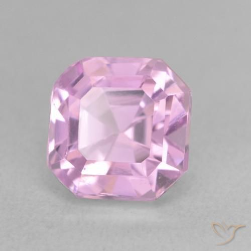 Kunzite Viola Rosato Viola naturale da 2.91 ct, Ottagonale / Taglio smeraldo, VVS-VS